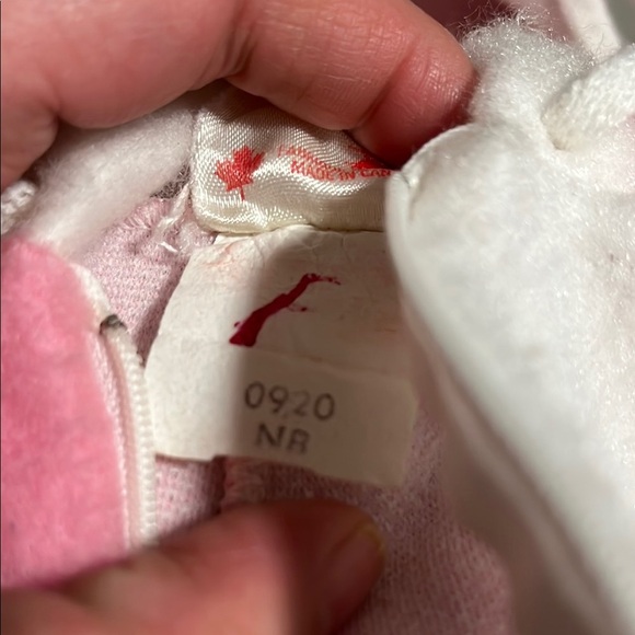 Tiny toys Knotting Y2K/Vintage Newborn Pink and White Kids One Piece - Picture 3 of 3